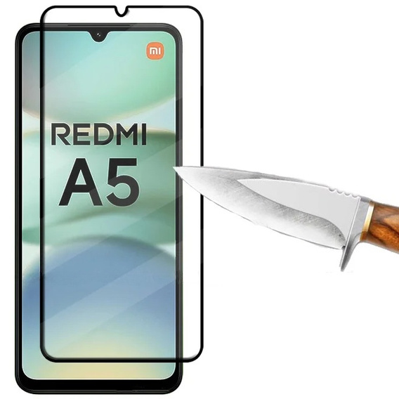 Szkło Hartowane 3D do Xiaomi Redmi A5, czarna ramka