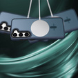 Etui do Samsung Galaxy S21 FE, do MagSafe, ERBORD Matt Case, granatowy + Szkło na ekran