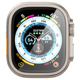 Szkło Hartowane SPIGEN GLAS.TR SLIM PRO do Apple Watch Ultra 1/2/3 49mm, z ramką, Tytanowe / Szare