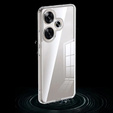 Etui do Xiaomi Poco F6, Fusion Hybrid, przezroczyste