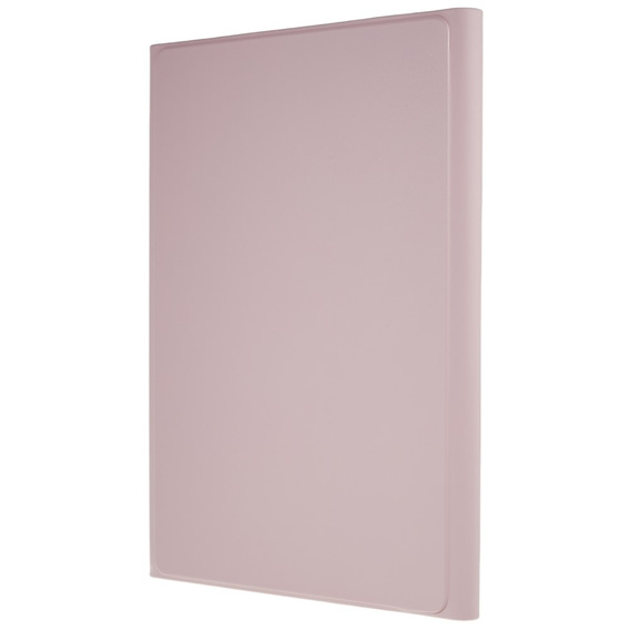 Etui z klawiaturą do Galaxy Tab S7+ Plus / S8+ Plus /S7 FE T730 T733, Pen Slot, różowe rose gold