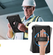 Etui pancerne do Galaxy Tab S10 Lite / S10 FE / S9 FE / Tab S9, Dexnor Kickstand z folią na ekran, czarne