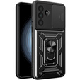 Etui pancerne do Samsung Galaxy A56 5G, CamShield Slide, czarne + Szkło Hartowane 9H