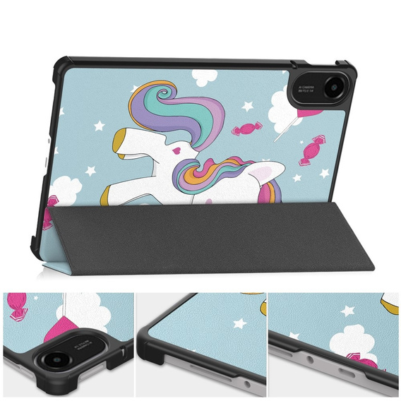 Etui z klapką do Xiaomi Redmi Pad 2 - jednorożec