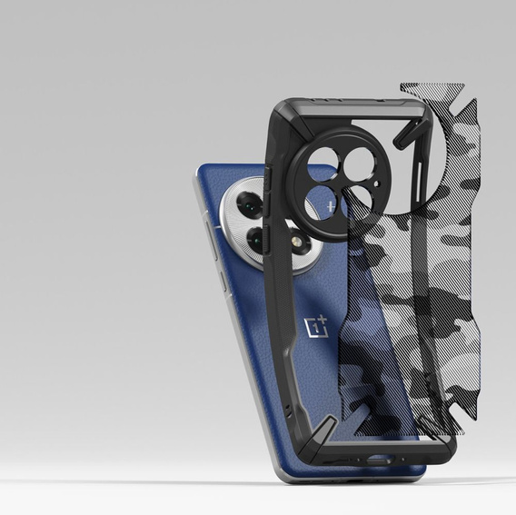 Etui RINGKE do OnePlus 13, Fusion X, Kamuflaż Czarne