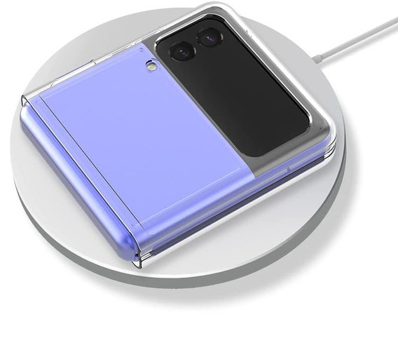Etui Rubberized Hard PC Shell do Samsung Galaxy Z Flip3 5G,  Transparent