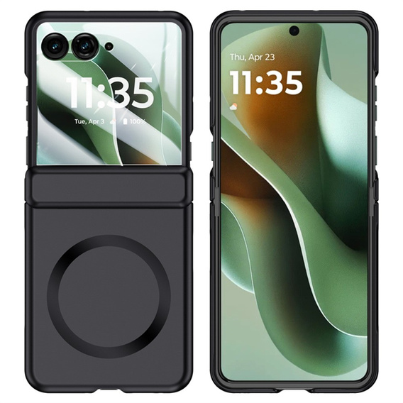 Etui z MagSafe i ochroną zawiasu do Motorola Razr 60 Ultra 5G – czarne
