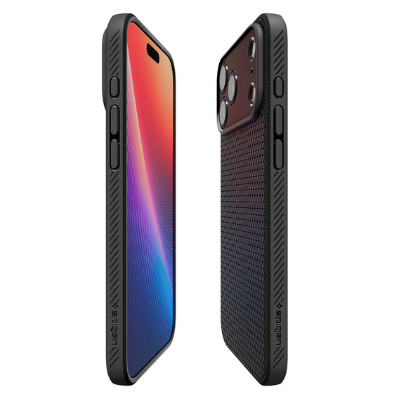 Etui Spigen Liquid Air do iPhone 17 Pro, Matte Black