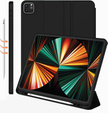 Etui do iPad Pro 12.9" 2022/2021/2020 (6/5/4 gen.), Smart Pencil, z miejscem na rysik, czarne