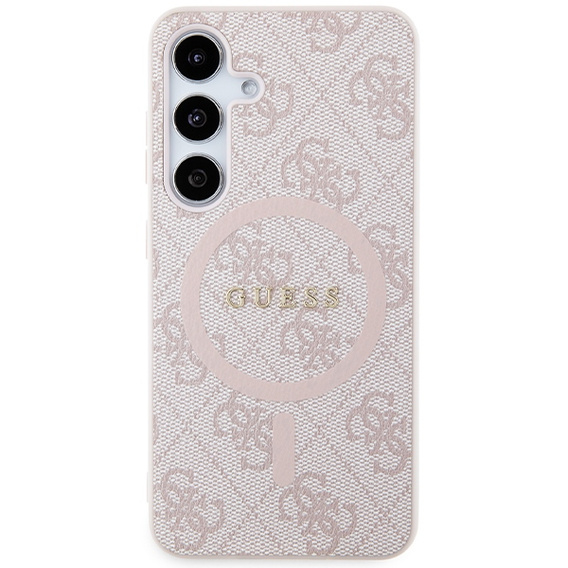 Etui Guess HC MagSafe PU 4G Ring Classic Logo do Samsung Galaxy S24