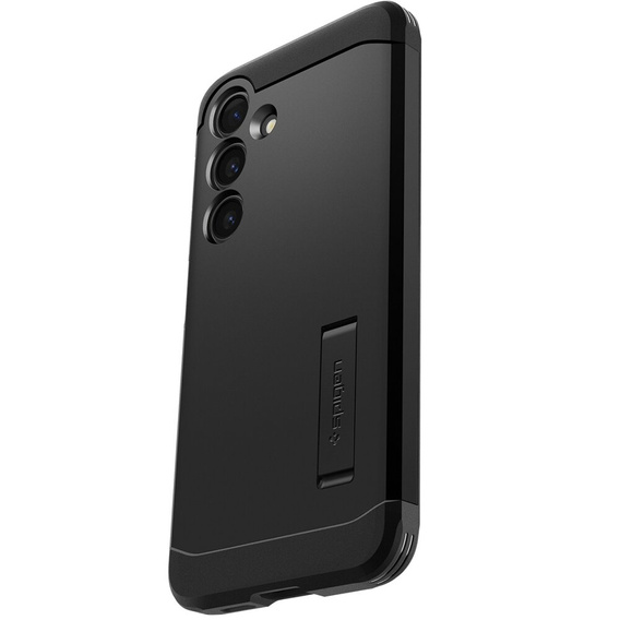 Etui Spigen do Samsung Galaxy S24, Tough Armor, Czarne + Szkło