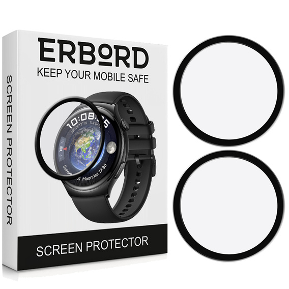 2x Szkło Hybrydowe ERBORD do Huawei Watch 4