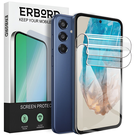 2x Folia Hydrożelowa ERBORD do Samsung Galaxy M35 – lekka ochrona ekranu na co dzień
