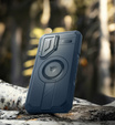 Etui pancerne do Samsung Galaxy S25+ Plus, Dexnor CamProtect MagSafe, niebieskie (Dwie ramki)