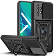 Zestaw Etui NOX Camera Slide do Samsung Galaxy A13 4G - Black + Szkło