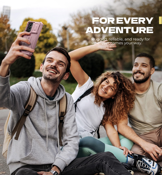 Etui pancerne Dexnor Full Body (Two Frames) do Samsung Galaxy S25 FE