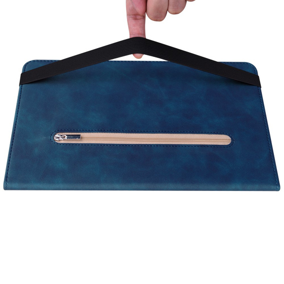 Etui do Lenovo Tab P11 Pro Gen 2 TB132FU TB132XU 11.2", Wallet Pen Slot, niebieskie