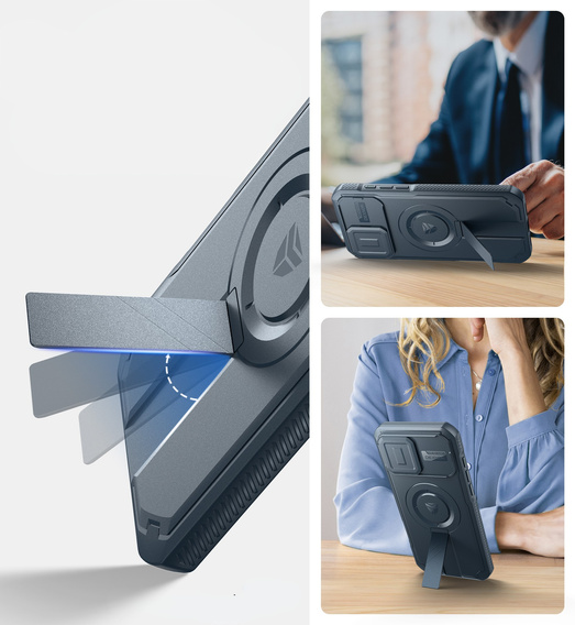 Etui Dexnor MagSafe z osłoną aparatu do iPhone 16 Pro Max