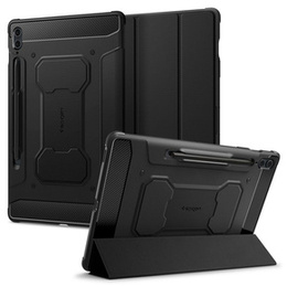 Etui SPIGEN do Samsung Galaxy Tab S10+/S9 FE+ Plus 12.4 X610 / X616B, Rugged Armor Pro, Czarne