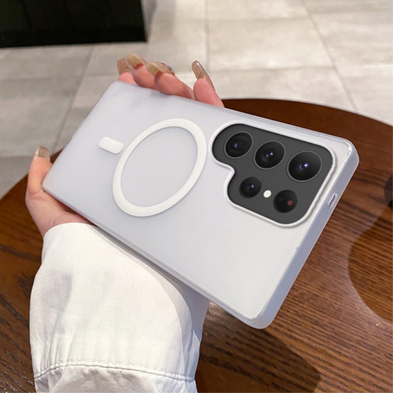 Etui do Samsung Galaxy S25 Ultra GKK – matowe, z podstawką – brązowe