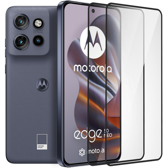 2x Szkło Hartowane ERBORD 3D do Motorola Edge 50 Neo – ochrona całego ekranu