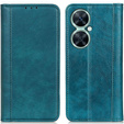 Etui do Huawei Nova 11i, Wallet Litchi Leather, zielone