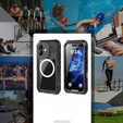 SHELLBOX M Series Waterproof Case do iPhone 16 – Czarny