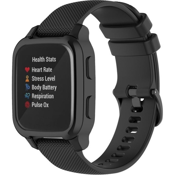 2w1 Etui z Osłoną na ekran do Garmin Venu Sq, Czarny