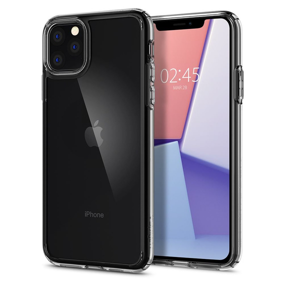Etui Spigen do iPhone 11 Pro Max, Ultra Hybrid, Crystal Clear, przezroczyste