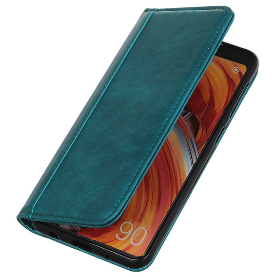 Etui do Xiaomi 13T / 13T Pro, Wallet Litchi Leather, zielone