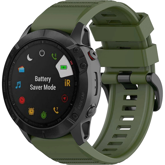 Pasek Silikonowy QuickFit do Garmin Fenix 26mm, Zielony