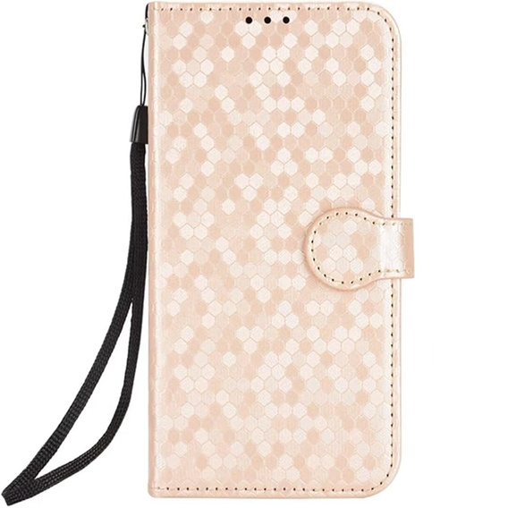 Etui z klapką do Xiaomi Redmi A5, Wallet Rhombus, różowe