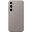 Oryginalne Etui Samsung do Galaxy S24+, Vegan Leather Case, Szare