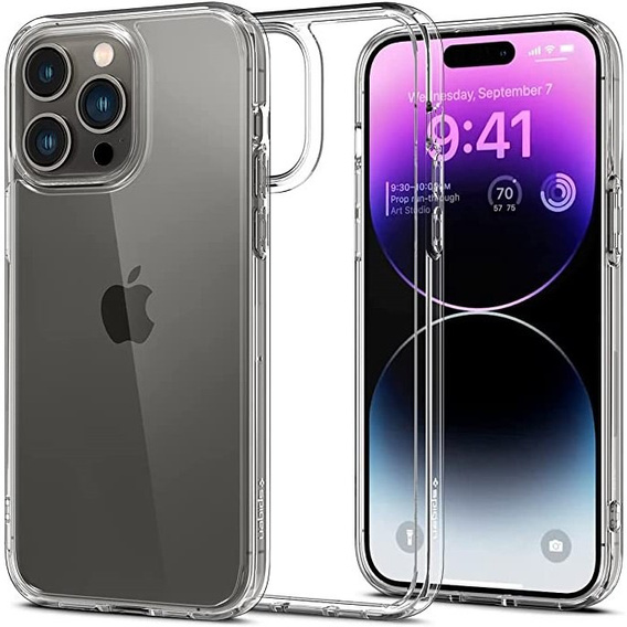 Etui Spigen do iPhone 14 Pro Max, Ultra Hybrid, Crystal Clear, przezroczyste