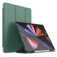 Etui do iPad Pro 12.9" 2022/2021/2020 (6/5/4 gen.), Smart Pencil, z miejscem na rysik, zielone
