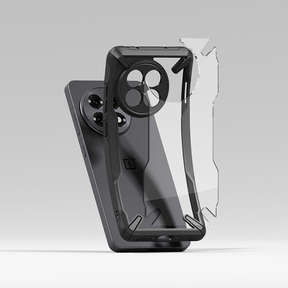 Etui Ringke do OnePlus 13R, Fusion X, Czarne