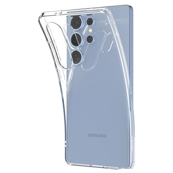 Etui Spigen do Samsung Galaxy S25 Ultra, Liquid Crystal, przezroczyste + Szkło hartowane