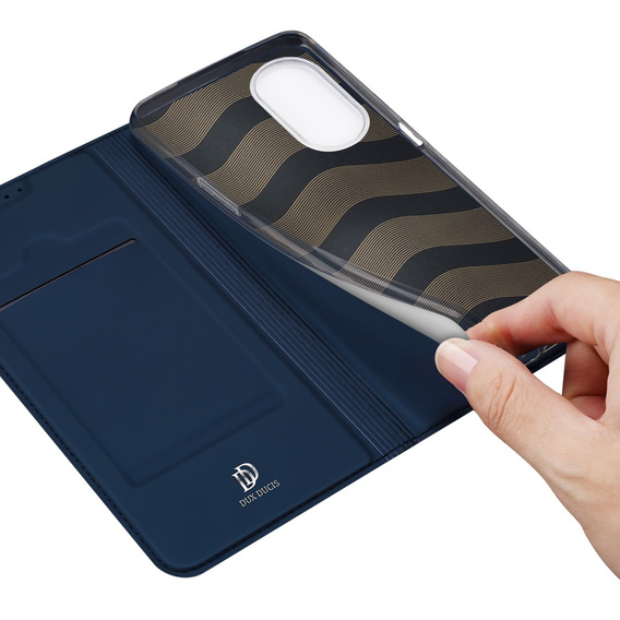 Etui Dux Ducis do Oppo A78 5G, Skinpro, granatowe
