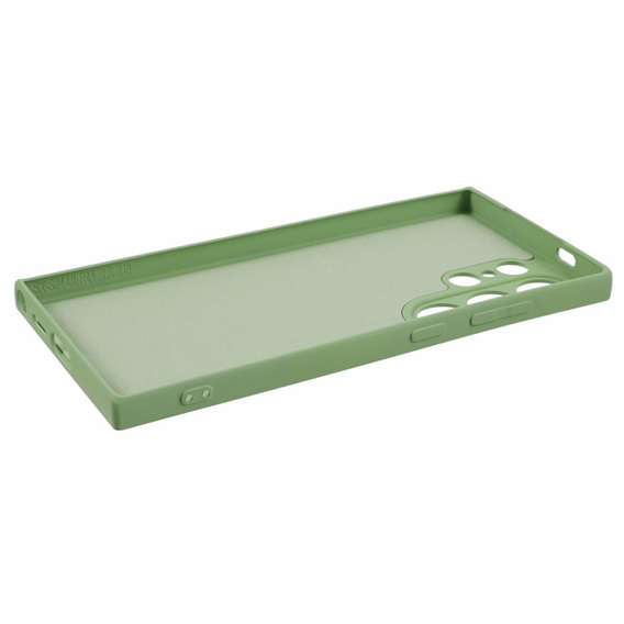 Etui do Samsung Galaxy S24 Ultra, Silicone Lite, zielone