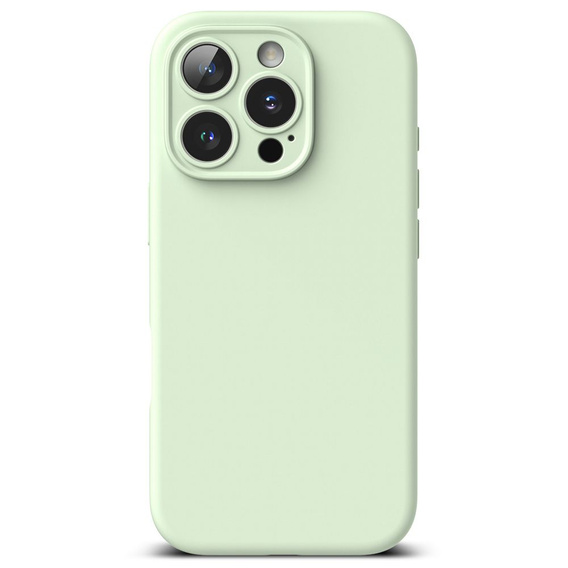 Etui Ringke do iPhone 16 Pro Max, Silicone MagSafe, zielone + Szkło Hartowane 9H