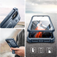 Etui pancerne do iPhone 11, Dexnor Full Body, granatowe