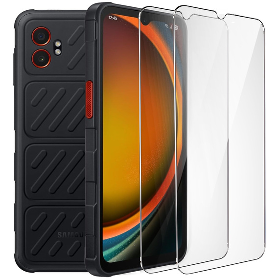 2x Szkło Hartowane ERBORD 9H Hard Glass do Samsung Galaxy Xcover 7 Pro – codzienna ochrona w eleganckim wydaniu