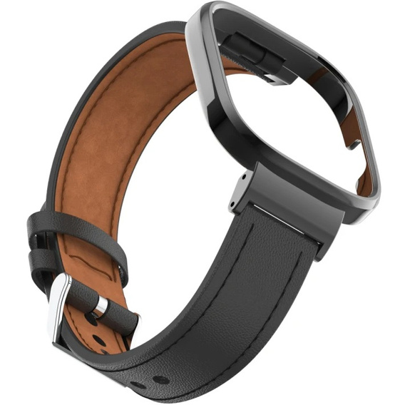Pasek Skórzany do Xiaomi Redmi Watch 3 Active, Czarny