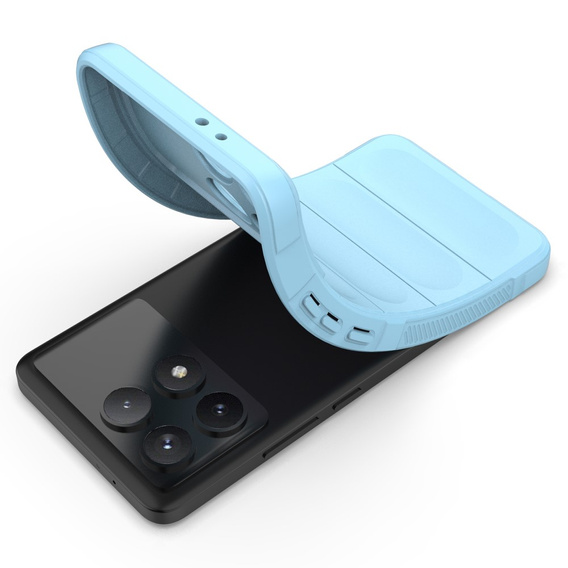 Etui do Xiaomi Poco F6 Pro, Gaming Shockproof, niebieskie