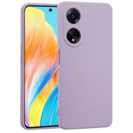 Etui do Oppo A58 4G, Silicone Lite, fioletowe