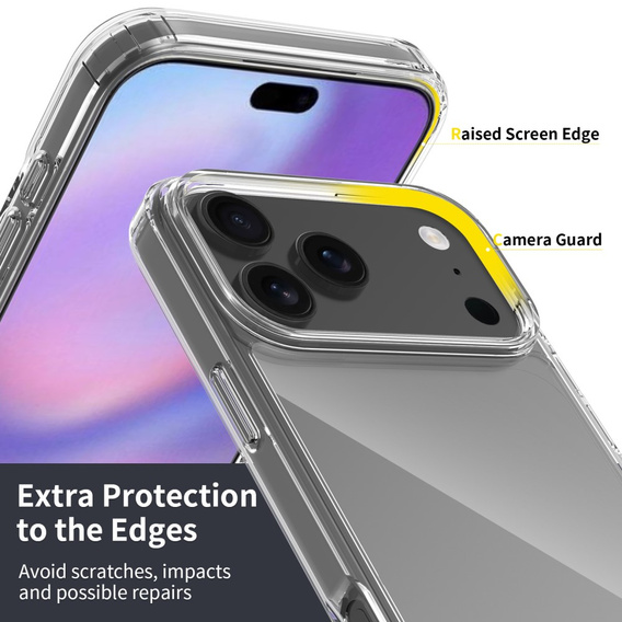 Etui TPU + akryl – wytrzymałość i elegancja do iPhone 17 Pro Max