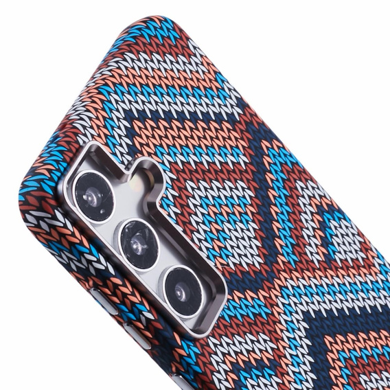 Etui do Samsung Galaxy S25, Carbon Fiber MagSafe, wielokolorowe