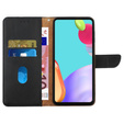 Etui z klapką do Realme C67, Nappa Texture Wallet, czarne