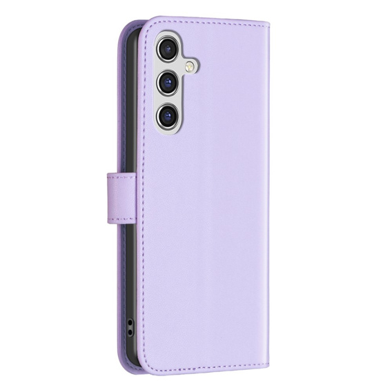 Etui z klapką do Samsung Galaxy A35 5G, BINFEN Wallet, fioletowe