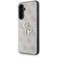 Etui GUESS do Samsung Galaxy A56 5G, 4G Big Metal Logo, różowe